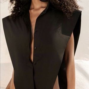 Tailored Sleeveless Blouse